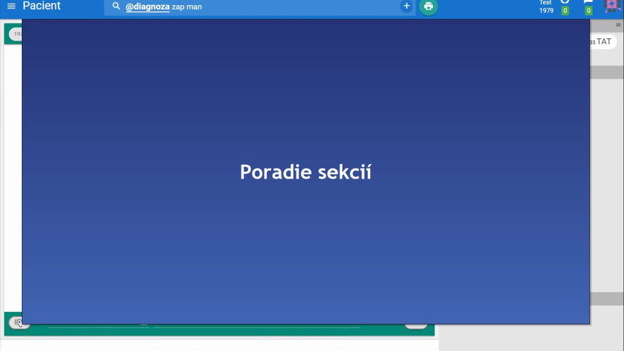 Náhľad videa Koncept sekcie
